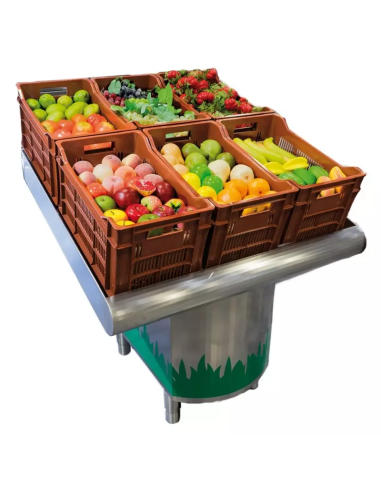 Mostrador de Frutería con Soportes Fricosmos | Hostelería Negocios