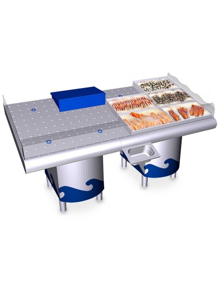 Mostrador Refrigerado de Pescadería Fricosmos | Hostelería Negocios