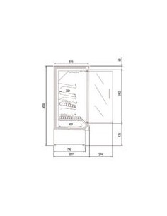 Vitrina Mural Refrigerada Docriluc DG3-12-H1 | Hostelería Negocios 2