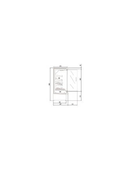 Vitrina Mural Refrigerada Docriluc DG3-12-H1 | Hostelería Negocios