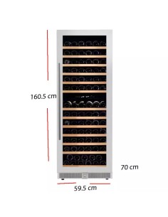 Vinoteca 2 temperaturas W-140 |Hosteleria negocios 2