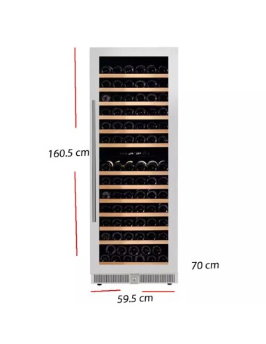 Vinoteca 2 temperaturas W-140 |Hosteleria negocios