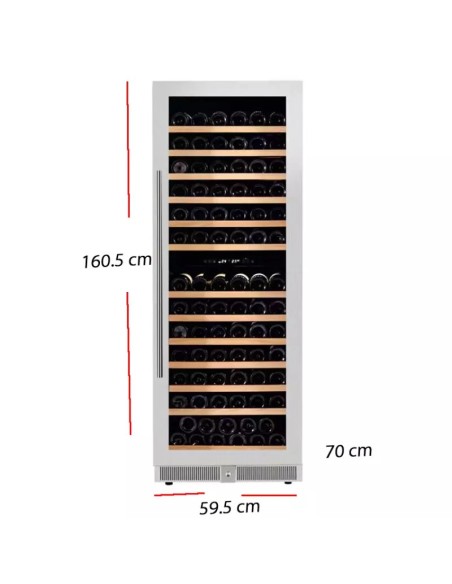 Vinoteca 2 temperaturas W-140 |Hosteleria negocios