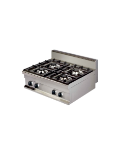 Cocina a Gas Eutron GC606 4 Fuegos 14,4 kW | Hostelería Negocios