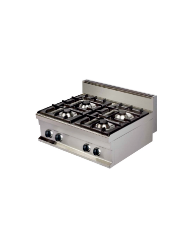 Cocina a Gas Eutron GC606 4 Fuegos 14,4 kW | Hostelería Negocios