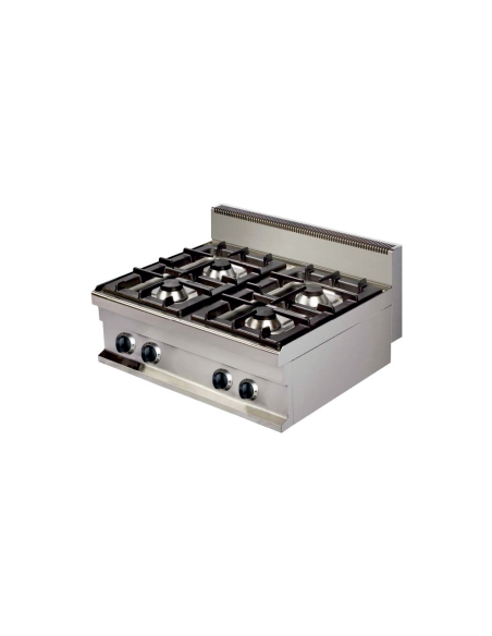 Cocina a Gas Eutron GC606 4 Fuegos 14,4 kW | Hostelería Negocios