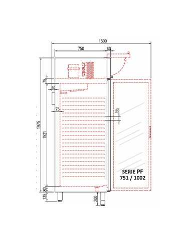 Armario Congelador Coreco ACGE-1002 GN 2/1 2 Puertas | Hostelería Negocios