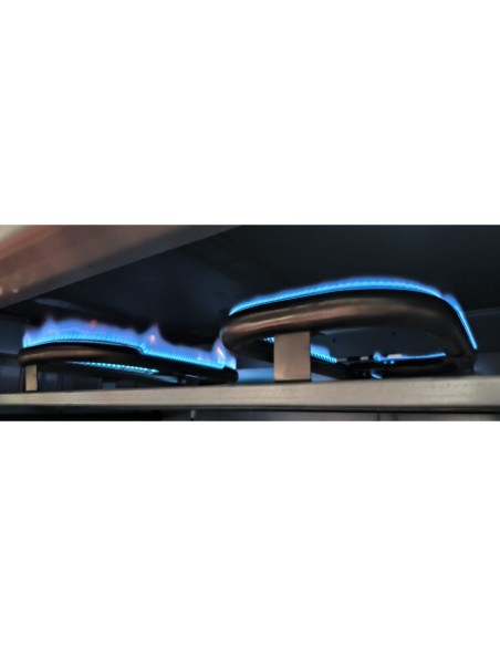 Plancha Gas Cromo Duro Eutron 1557 Serie 600 | Hostelería Negocios