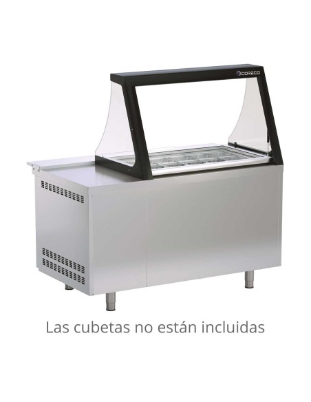 Mesa Preparación Coreco Gama 800 Cristal Elevable | Hostelería Negocios