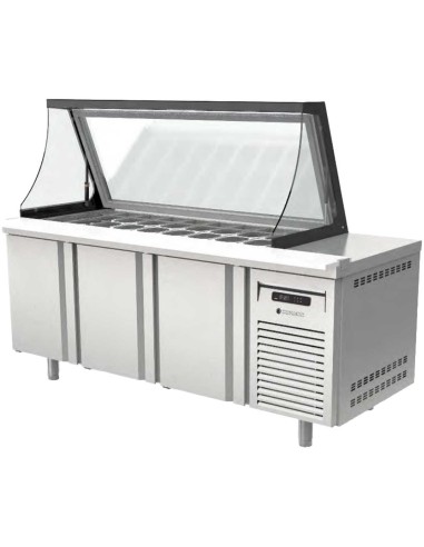 Mesa Preparación Coreco Gama 800 Cristal Elevable | Hostelería Negocios