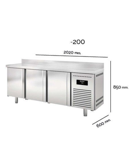 Mesa de Congelación Docriluc Radiant MBC | Hostelería Negocios