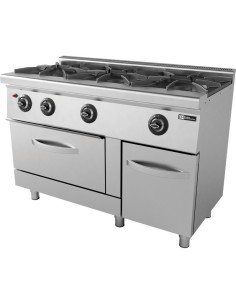 Cocina a Gas con Horno 3 Fuegos EMP6KG031 | Hostelería Negocios