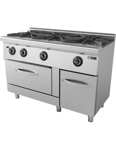 Cocina a Gas con Horno 3 Fuegos EMP6KG031 | Hostelería Negocios