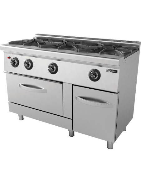 Cocina a Gas con Horno 3 Fuegos EMP6KG031 | Hostelería Negocios