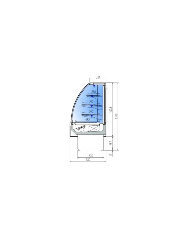 Vitrina Expositora VSS-6-13-C CORECO|Hosteleria Negocios