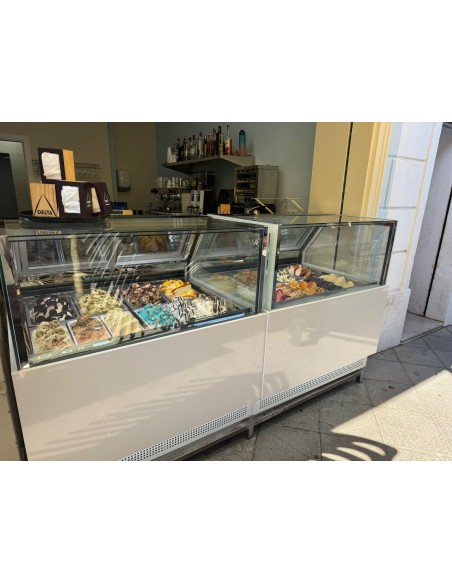 Vitrina Expositora Helados 14 Cubetas Eutron ESK-QC150 | Hostelería Negocios