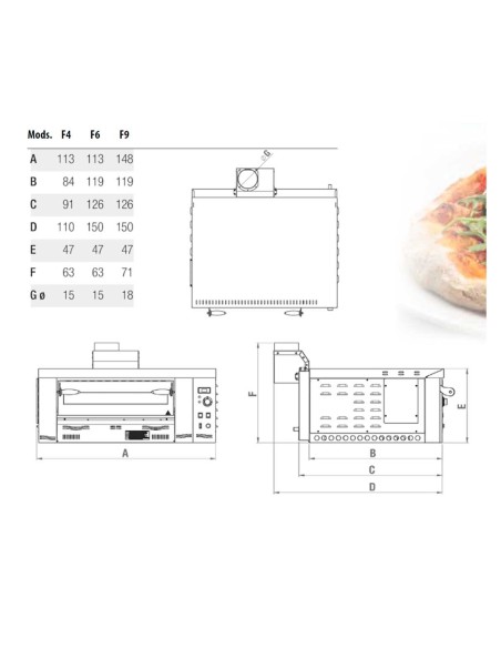 Horno Pizza Gas Flame Pizza Group | Hostelería Negocios