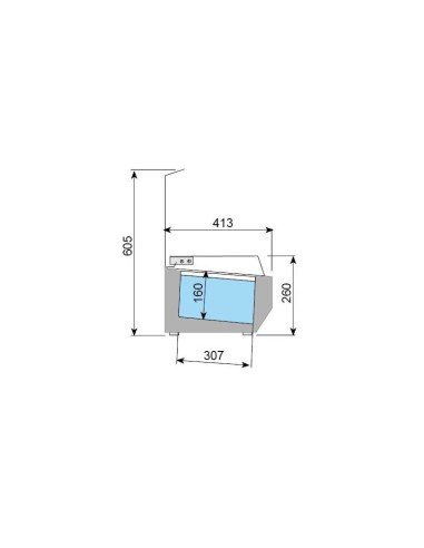 Vitrina Refrigerada Infrico VIP 1/3 T | Hostelería Negocios