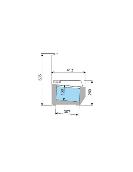 Vitrina Refrigerada Infrico VIP 1/3 T | Hostelería Negocios
