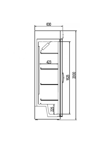 Armario Expositor Refrigerado EVR-620-C Docriluc | Hostelería Negocios