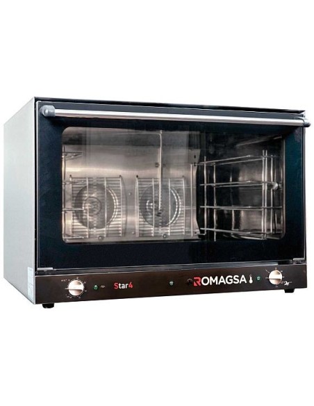 Horno Convección Eléctrico Trifsico Star 4 - 4 Bandejas 60 x 40 cm Romagsa