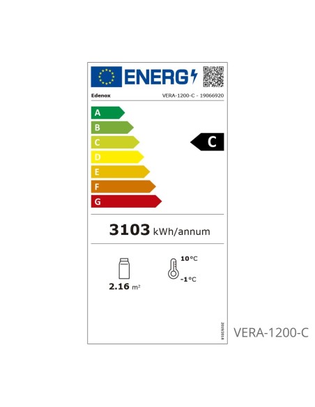 Vitrina Expositora Vera 900C Edenox|Hosteleria negocios