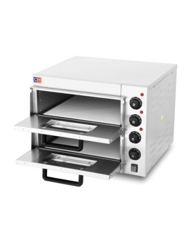 Horno Eléctrico para Pizza EP-2ST 2 x 40 cm | Hostelería Negocios