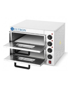 Horno Eléctrico de Pizzas Doble Eutron EP-2ST 2 x 35 cm | Hostelería Negocios 2