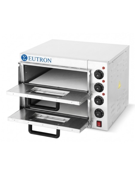 Horno Eléctrico de Pizzas Doble Eutron EP-2ST 2 x 35 cm | Hostelería Negocios