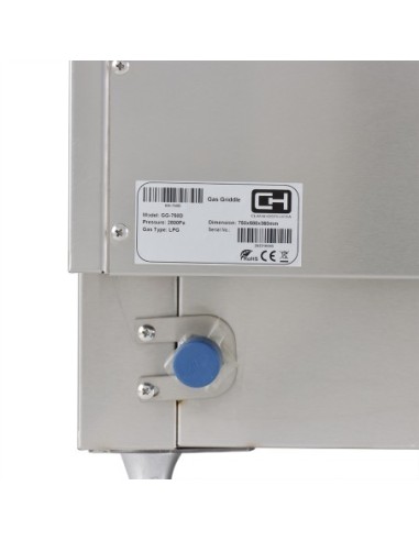Fry Top a Gas Cromo Duro GG-750D Clima Hostelería | Hostelería Negocios