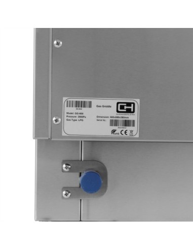 Fry Top a Gas Profesional Acero Rectificado GG-600|Hostelería Negocios