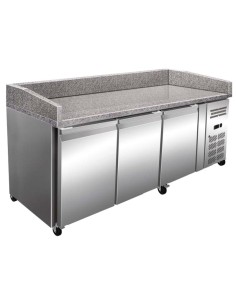 Mesa Refrigerada Pizzas MP15SMMLHN Granito | Hostelería Negocios