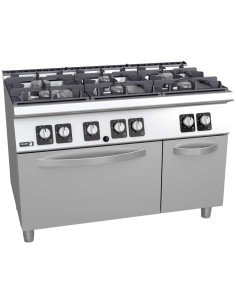 Cocina a Gas Fagor Kore 700 6 Fuegos con Horno | Hostelería Negocios