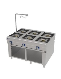 Cocina Central  Gas Repagas CG-1160 Serie 1100 | Hostelería Negocios