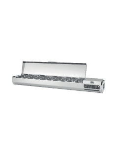 Vitrina de Ingredientes Eutron VRX-1800 8 Cubetas GN | Hostelería Negocios