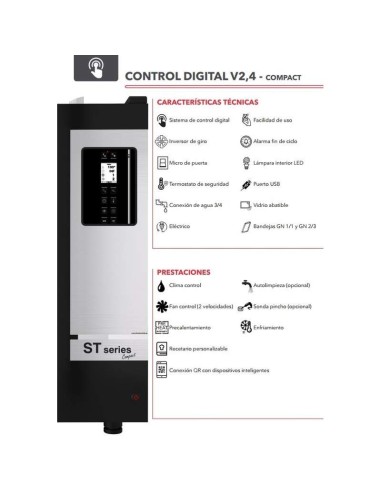 Horno Mixto Eléctrico STC 623 V2’4 FM|HosteleriaNegocios