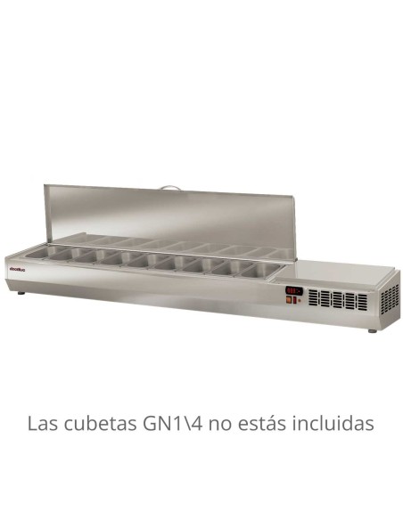Expositor de Ingredientes Docriluc Vortex IE-1/4-T | Hostelería Negocios