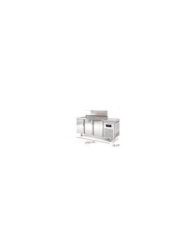 Mesa Fría Refrigerada Docriluc Argentum MSSR-200 | Hostelería Negocios