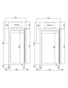 Armario de Fermentación Controlada Coreco APRF-750 | Hostelería Negocios 2