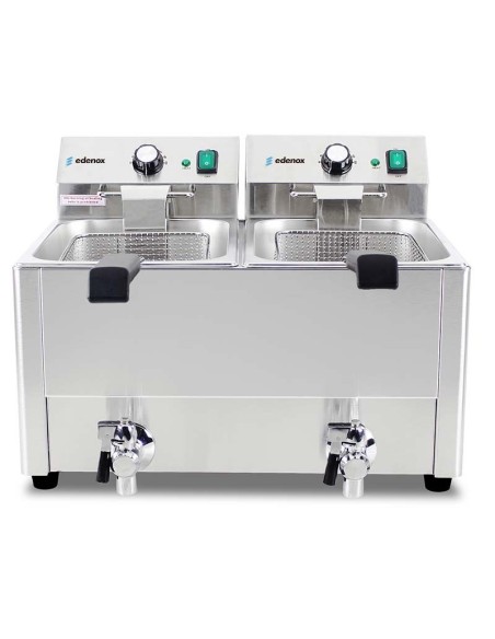 Freidora Eléctrica Doble Edenox TF82DE |Hosteleria negocios