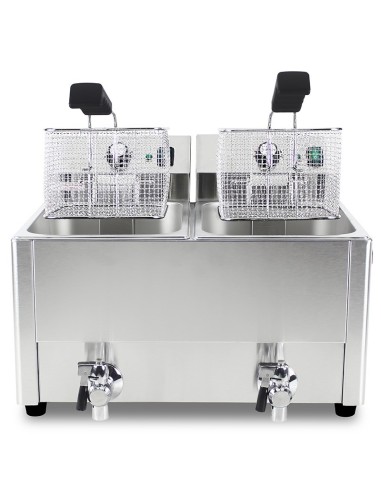 Freidora Eléctrica Doble Edenox TF82DE |Hosteleria negocios