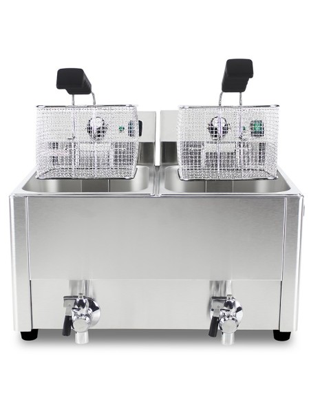 Freidora Eléctrica Doble Edenox TF82DE |Hosteleria negocios