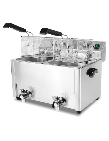 Freidora Eléctrica Doble Edenox TF82DE |Hosteleria negocios