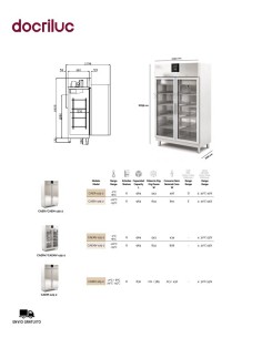 Armario Refrigerado Profesional CAER-125-2 Docriluc | Hostelería Negocios 2