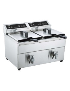 Freidora de Inducción Edenox TF 82 Doble 8+8 Litros | Hostelería Negocios