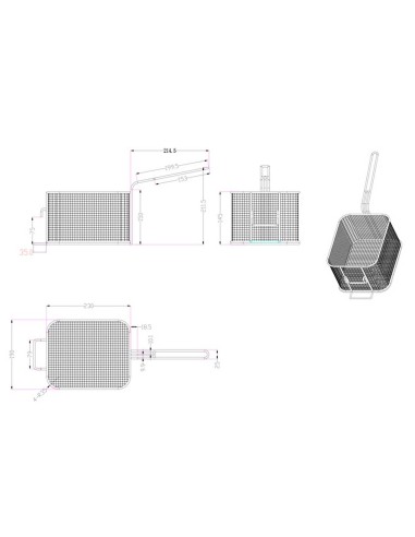 Freidora de Inducción Edenox TF 82 Doble 8+8 Litros | Hostelería Negocios