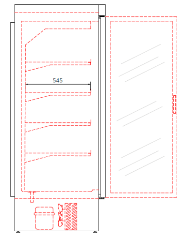 Mural Refrigerado Coreco RVC-1002-NB 794 Litros | Hostelería Negocios