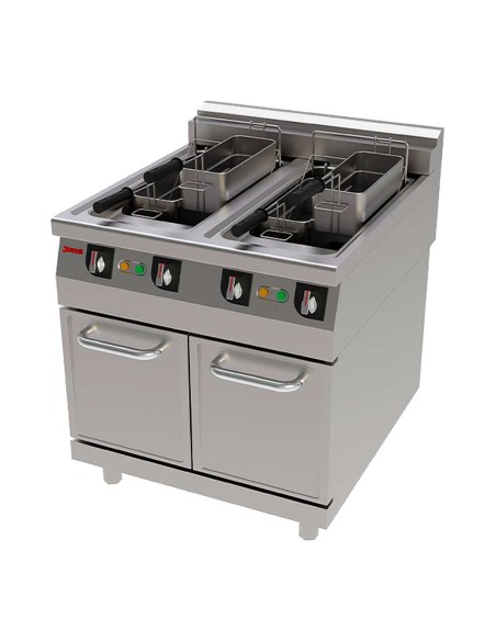 Freidora Eléctrica Jemi Serie 900 EV FRE90/2 Doble | Hostelería Negocios