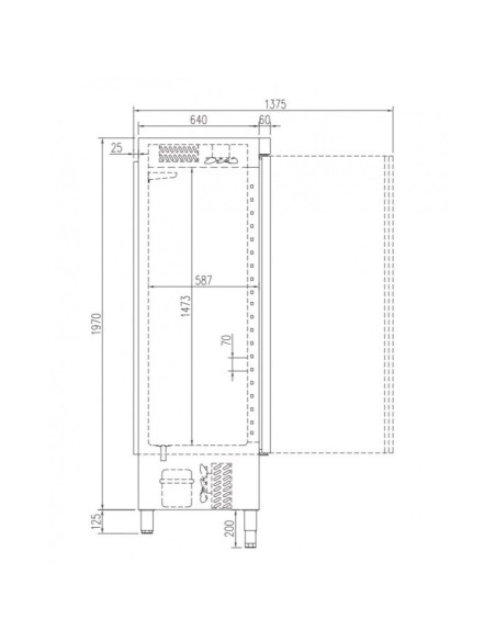 Armario Refrigerado ARSP-210-5 Docriluc | Hostelería Negocios