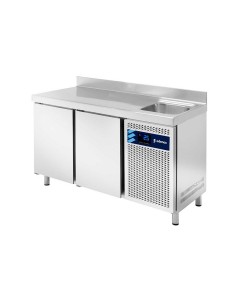 Mesa Refrigerada MPGF con Fregadero Edenox | Hostelería Negocios